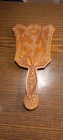 Carved wood ornament