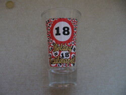 18. Birthday brandy glass