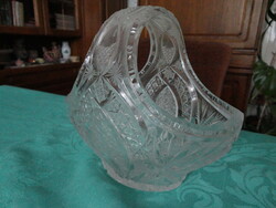 Polished glass basket