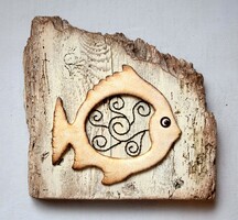Rusztikus hal /3d-s egyedi dekor, horgászat, peca, pecázás