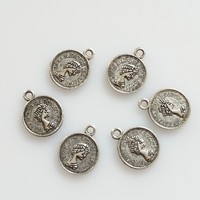 Pendant antique silver