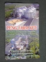 Card calendar, peng farm kft. , Agricultural, cleaning, drying, storage, sale, újssilvás, 2008, (6)