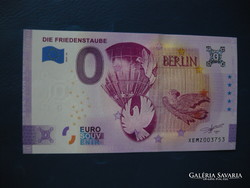 Germany 0 euro 2020 dove of peace! Berlin! Rare commemorative paper money