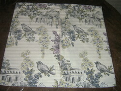 Beautiful vintage style decorative cushion cover with birds and flowers