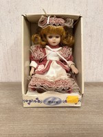Older, Italian porcelain head doll - mary
