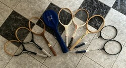 Tenisz- és tollasütő gyűjtemény