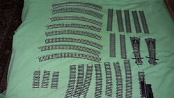 Antique berliner zeuke tt bahnen rails 25 pcs + 2 deflectors and a shifter in one as shown in the pictures