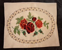 Old embroidered decorative pillow (l4513)