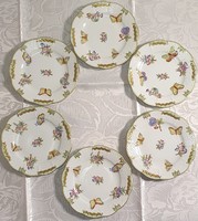 Herend plate set (6 cookie plates)