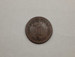 Német Birodalom 1 Pfennig 1885 E (430.000 darab) RR!