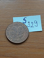 Germany 5 euro cent 2003 / g, oak leaves, steel with copper coating s329