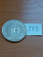 Yugoslavia 10 dinars 1979 copper-nickel 273