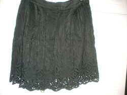 Silk, silk material, embroidered skirt