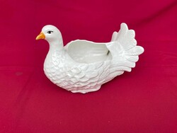 Beautiful porcelain dove flower pot