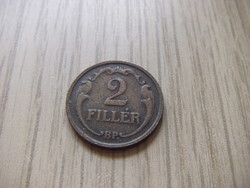 2 Filér 1939 Hungary