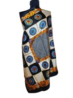 Vintage women's scarf 90x90 cm. (7066)