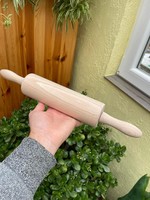 Beech rolling pin with a wooden shaft