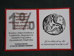 Card calendar, foundation for children with cancer in memory of ádám kosztosu, 2009, (6)