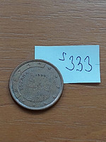 Spain 5 euro cent 1999 steel copper plated, santiago de compostela, cathedral s333