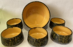 Bukoros Julia glazed ceramic bowl set