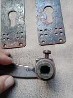 Antik kovácsoltvas ajtó kilincs