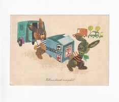 H:69 Húsvéti Üdvözlő képeslap "Képzőművészeti grafikai lapok"