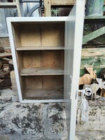 Retro wooden medicine cabinet, bathroom cabinet