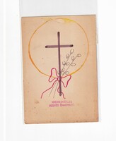 HV:91 Vallásos Üdvözlő képeslap Kézzel rajzolt!