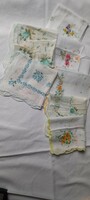 7 Women's floral handkerchiefs