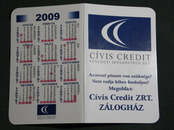 Card calendar, cívis credit pawnshops, map, Kisvárda, Gyöngyös, Szarvas, püspökladány, 2009, (6)