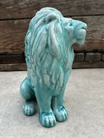 Zsolnay basic glazed lion-Turkish John (very rare)