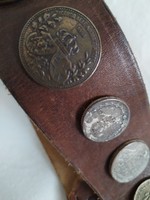 Numismatic beater - genuine leather belt