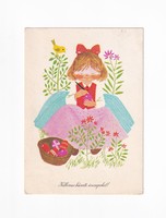 H:73 Húsvéti Üdvözlő képeslap postatiszta "Képzőművészeti grafikai lapok"