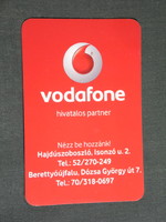 Card calendar, vodafone mobile phone stores, Hajdúszoboszló, berettyóújfalu, 2009, (6)