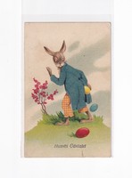 H:126 Antik Üdvözlő képeslap postatiszta "Húsvét"