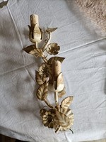 Vintage floral wall arm, 2 burners