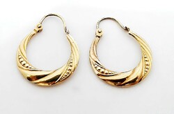Engraved hoop earrings (zal-au124559)