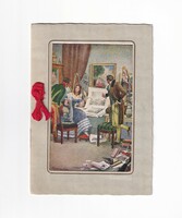 H:113 Antik Húsvéti Üdvözlő képeslap 1939 kihajthatós
