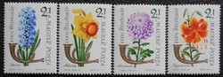 S2028-31 / 1963 stamp day - flower stamp series postal clear