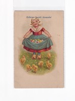 H:126 antique greeting card postmarked 