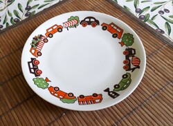 Alföldi porcelain car children's plate, small plate