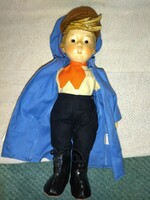 Ritka hatalmas M.I. Hummel Goebel Postman Doll baba. 40cm magas