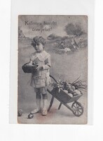 H:121 antique Easter greeting card 