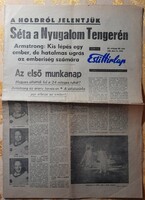 1969..Esti Hírlap, Holdraszállás