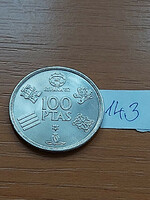 Spain 100 pesetas 1980 (80) copper-nickel, españa 82, i. King John Charles 143.