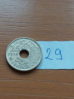 Spain 25 pesetas 1998 ceuta, aluminum bronze 29.