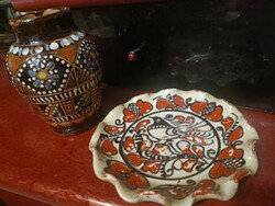 2 old ceramic ornaments