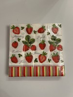 Különleges dekor szalvéta csomag - epres