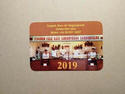 Hungary, card calendar ii.- 2019