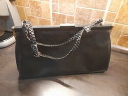 Retro black women's medical/casual bag from the 70s
